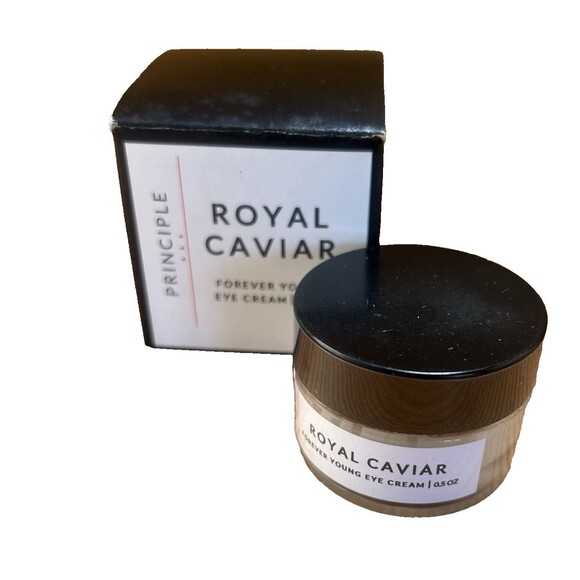 PRINCIPLE Royal Caviar Forever Young Eye Cream Natural Ingredients 0.5 oz New - Picture 5 of 6
